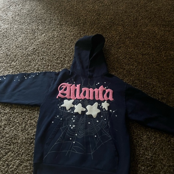 This is a puff print hoodie from spider worldwide that retails for about $200